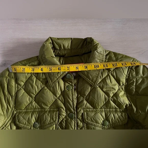 J. Crew Olive Green Puffer Jacket - Picture 4 of 14